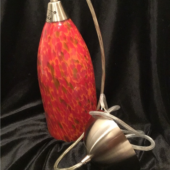 Vibrant Red Pendant Light - Picture 2 of 4